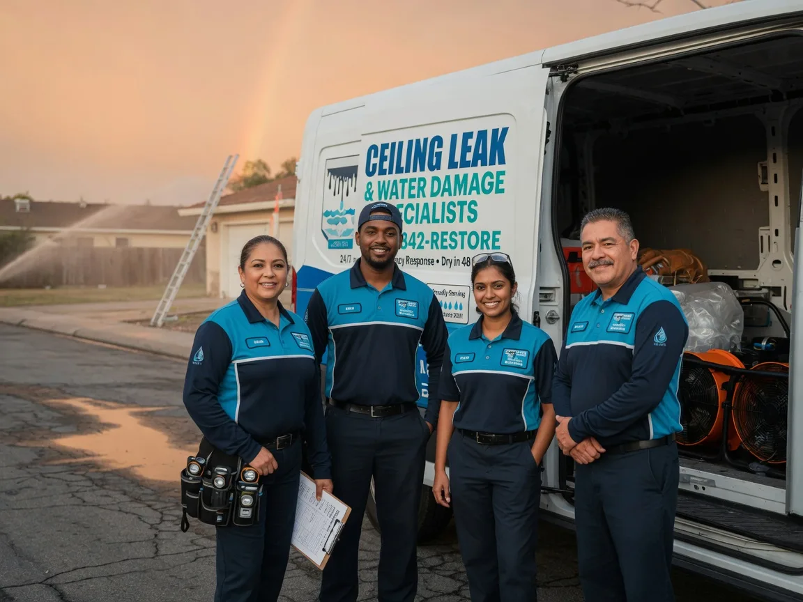 Ceiling Leak Cleanup company in Preemption, IL